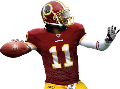 Robert Griffin III of the Redskins is the new Young Gun in the NFC East. (Source: guysnation.com)